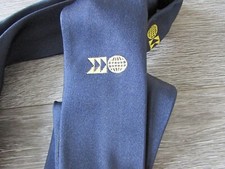 World Globe & Three Arrows Motif Company Staff Issue Tie by Cornelia James