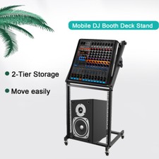 12U Mobile DJ Booth Desk Stand