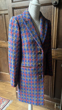 Boden 'Amelia' Giant Houndstooth Wool Coat. UK 8. Brand New. Pristine. RRP £189