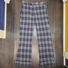 Vintage Plaid Bell Bottom