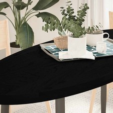 Table Top Solid Oak Dark Brown