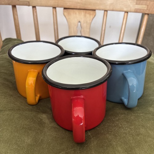 Set enamel coffee - enamel, tea