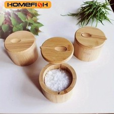 Wooden Kitchen Salt Box Pepper
