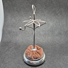 Antique Hallmarked Sterling Silver Hatpin Holder Stand Birmingham 1906 AF