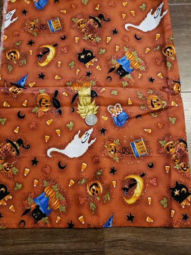 Quilting fabric halloween - fabric,