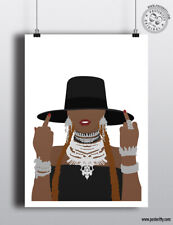 BEYONCE - Formation Print Minimal Poster Posteritty Art Minimalist Knowles R&B