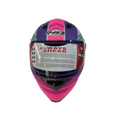 New Motorbike Full Face Motorcycle Helmet Motorcycle Bike On Road Crash - Pink