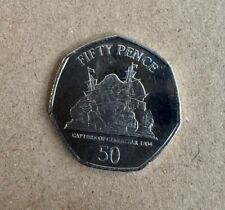 2012 50P COIN FIFTY PENCE  Capture of Gibraltar 2012 Rare