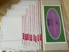 Brother Lace Punchcards For Standard Gauge Knitting Machines Volume 13 451-460