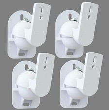 4 White Surround sound speaker