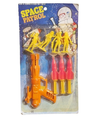 Vintage space patrol - space, carded
