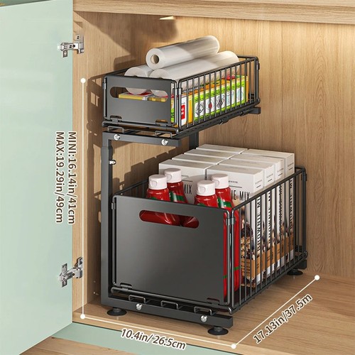 Tier pull out - 2-tier, sink
