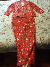 Men's 3 piece Christmas Suit! Novelty! Red! Fancy Dress! XL!