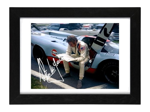 Steve mcqueen signed autograph - mcqueen,