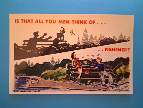 Fun cards gad humor fishing - fun, by