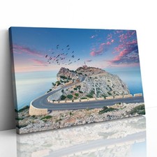 Cap de Formentor Majorca Lighthouse Canvas Framed Print Picture Wall Art