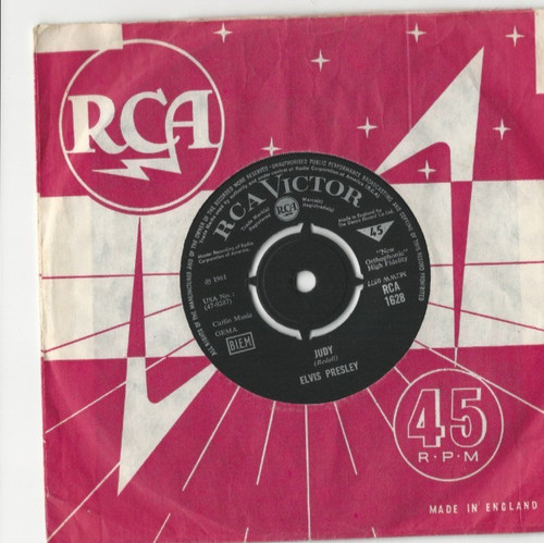 Elvis presley judy - , rpm