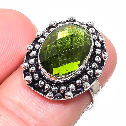 Green peridot gemstone - green,