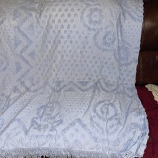 Vtg Chanel 100% Cotton Blue