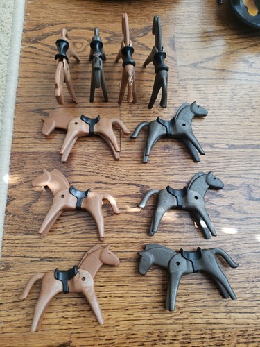 Vintage 1974 playmobil horses - 1974,