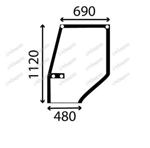 For case maxxum upper door - upper,