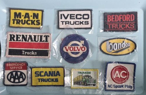 Vintage sew patches - vintage, trucks