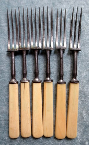 Antique english steel bone - steel,