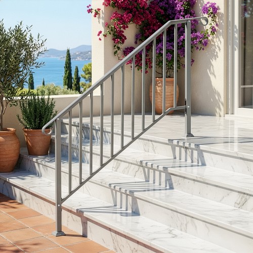 Iron handrail for steps - iron,
