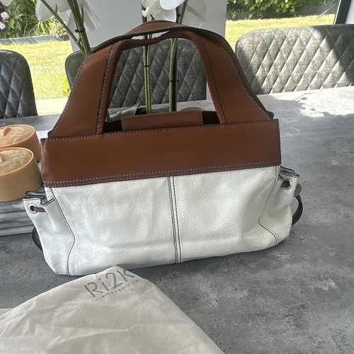 Ri2k white brown leather - ri2k, top