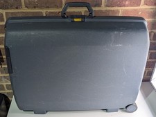 SAMSONITE 2 wheel LARGE hard shell HORIZONTAL PULL ALONG SUITCASE Blue - NO KEYS