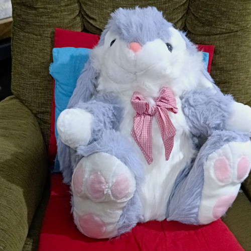 Jade large plush bunny rabbit - large,