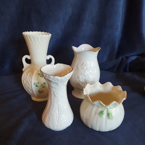 Belleek china vase bundle - vase,
