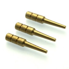 Ridged Cribbage Pegs, Brass