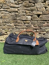 Jump Luggage Wheeled Holdall Duffel Bag Travel Bag On at Blue Leather Map Print