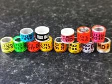 13 RUS MD BG  LTU & CRO racing pigeon rings