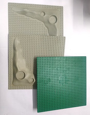  Lego 32x32 Base Plates Moon Crater Grey Board Green Plain Boards