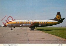 Picture Postcard:-SAN ECUADOR VICKERS TYPE 828 VISCOUNT HC-ATV