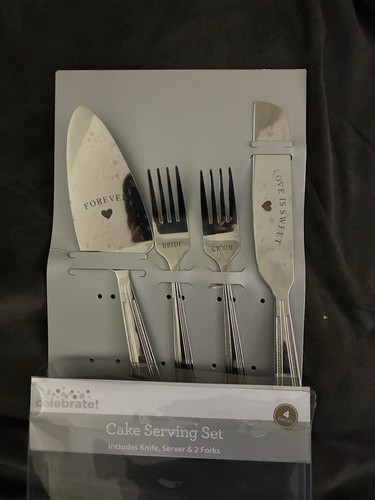 Silver wedding cake knife - wedding,