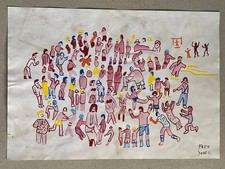 Fred Yates drawing and