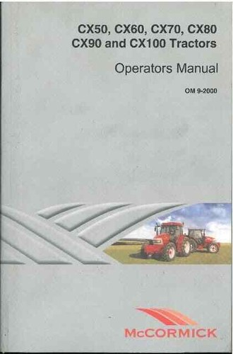 Mccormick tractor cx50 - mccormick,