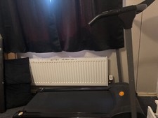 V-Fit TR043 Fit-Start Motorised Folding Treadmill with LCD Display - Black/Grey