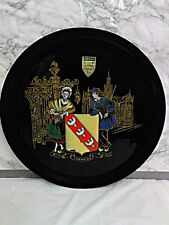 Large Vintage Longwy Enamelled Inalterable Grand Feu Plate France 34cm
