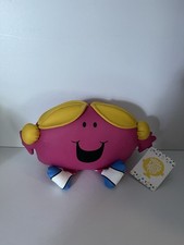 Large 2008 MR MEN LITTLE MISS CHATTERBOX Faux Leather Soft Plush - See Pictures