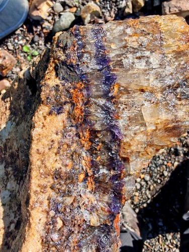 Blue john fluorite large - john, raw