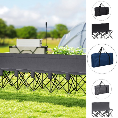 Seater folding bench outdoor - 6,