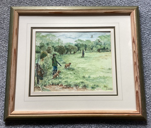 Original framed watercolour