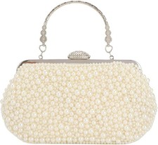 Pearl Wedding Clutch Women