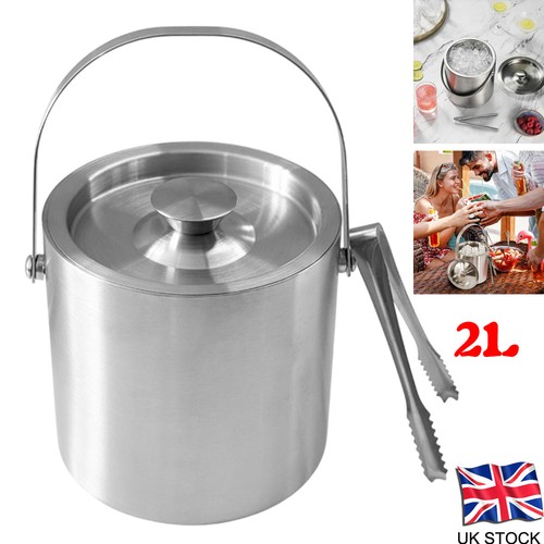 Stainless steel ice cooler - steel, 2l