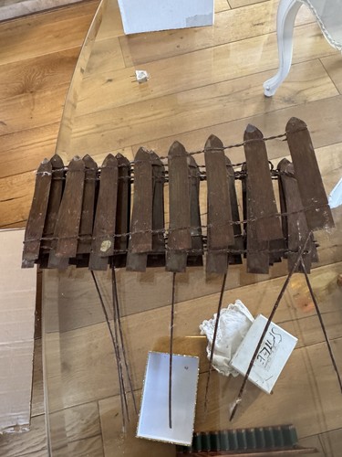 Metal fencing for dolls house - for,