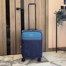 Delsey Paris Brochant 3 4 Wheel Cabin Suitcase Hand-Luggage 55cm TSA LOCKS